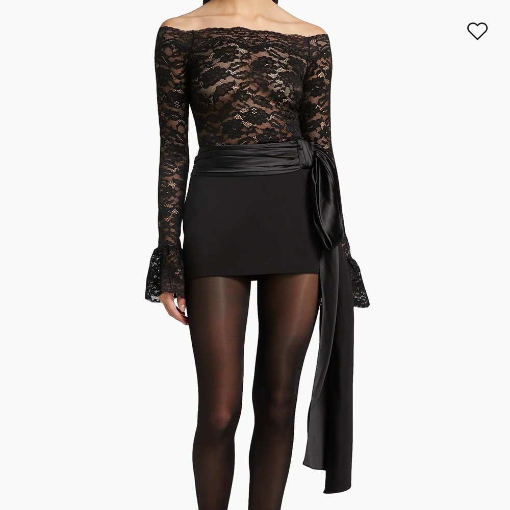 Ronny Kobo Collection Black Pencil Skirt
